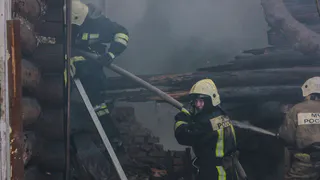 На улице Вокзальной в Рязани произошел пожар
