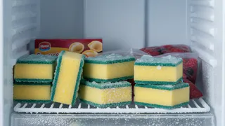 Положила кухонную губку в морозилку и обомлела: теперь делаю так постоянно - делюсь с вами результатом