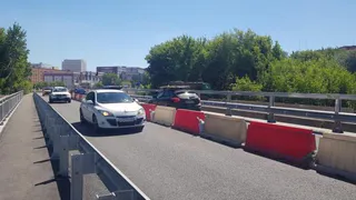 На мосту через Трубеж открыли отремонтированную полосу