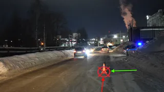 В Коми пешеход нарушил ПДД и попал под колеса авто