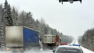 На трассе в Коми нарушителей ПДД заметили с неба