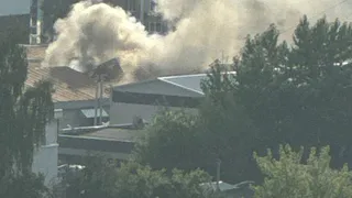 В Рязани произошел пожар за ТЦ «Барс на Московском» 