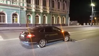 В Рязани Nissan сбил парня 19 лет на электросамокате