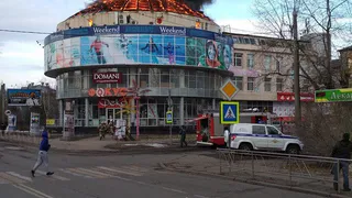 И снова пожар. В Архангельске загорелся торговый центр "Фокус"