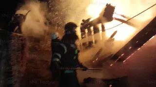 Пожар в Гусь-Хрустальном районе охватил 112 квадратных метров частного дома