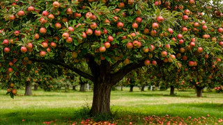 Просто сыплю под яблоню в августе: на следующий год урожай увеличивается втрое