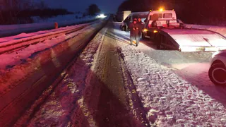 Покрытая снегом и скользким накатом трасса в Гороховецком районе стала причиной более 10 ДТП