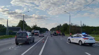 Пол Рязанью в ДТП с ВАЗ и фурой погибли два человека