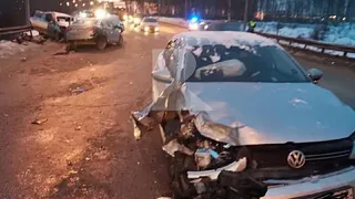 В ГИБДД рассказали подробности массовой аварии на Южной окружной в Рязани
