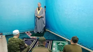 Имам из Чистополя совершает службы в полевой мечети в зоне СВО