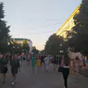 В Пензе полным ходом идет украшение входных групп и фасадов и витрин ко Дню России