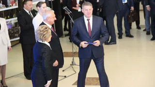 Брянский губернатор получил награду в Белоруссии