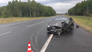 На трассе М5 «Урал» водитель Audi устроил массовую аварию