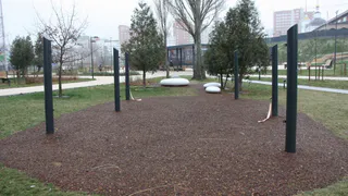 В Рязани на Лыбедском бульваре убрали гамаки