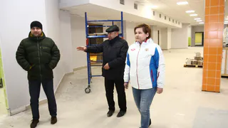 Рязанский мэр Сорокина проверила ход строительства школы в Кальном