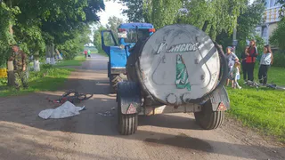Под Рязанью трактор насмерть сбил мальчика 7 лет на велосипеде