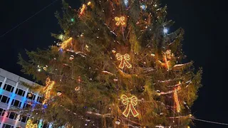 Магнитогорск готовится к Новому году: началась установка главной елки