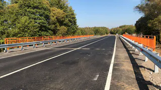 В Шиловском районе завершили ремонт моста через реку Средник