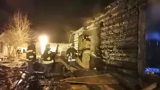 Пожар в Касимовском районе: в сети появились фото с места происшествия