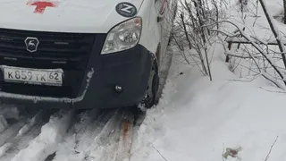 В Рязани массово застряли автомобили скорой помощи из-за нечищеных дорог
