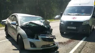 Появилось видео жуткой аварии под Навлей в Брянской области