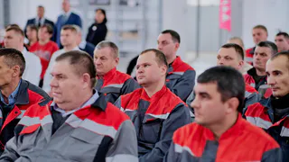 АПХ «Мираторг» подвел итоги работы в 2023 году на новой базе в Выгоничском районе: видеорепортаж