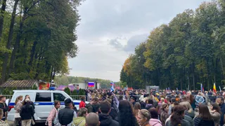 В Рязани 30 сентября 2022 года начался массовый митинг