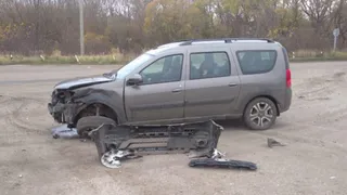 В рязанских Сараях произошло ДТП с Lada Largus и Lada Granta