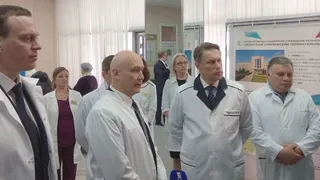 Глава Минздрава РФ Мурашко посетил рязанский перинатальный центр