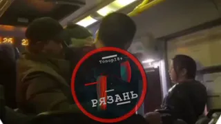 В Рязани мигранты из Узбекистана устроили потасовку в маршрутке 