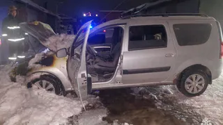 В Чебоксарах произошло возгорание в гаражном массиве