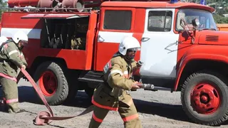 В Почепском районе загорелась баня