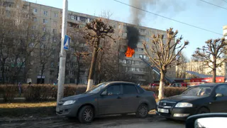 Пожар в микрорайоне Канищево - погибло 2 человека