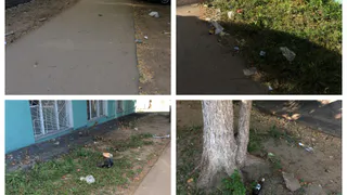 Жители проезда Гоголя жалуются на неубранную территорию