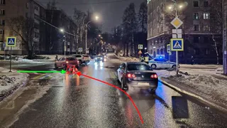 В Коми ребёнок пострадал при наезде автомобиля на городском перекрёстке