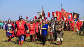 Рязанцы отправились биться на Куликовом поле