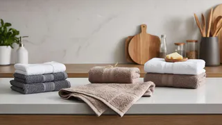 2 столовые ложки на 10 литров воды: как японки легко отбеливают кухонные полотенца