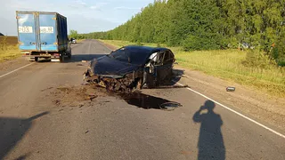 В Рязанской области водитель Toyota скончался в больнице после ДТП
