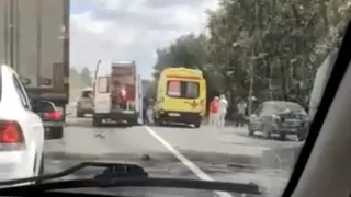 Массовое ДТП: на Южной окружной столкнулись шесть автомобилей