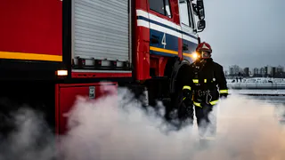 В Пензенской области на трассе М-5 воспламенилась LADA