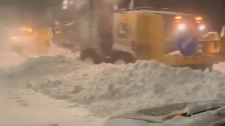 На трассе М-12 "Восток" частично закрыли движение из-за снежного апокалипсиса