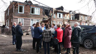 Мэрия Рязани провела встречу с жильцами сгоревшего дома на улице Лесопарковой