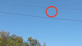 Очевидцы сфотографировали пролетавший над Ряжском БПЛА