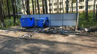 В Коми вандалы уничтожили пять мусорных контейнеров за четыре дня