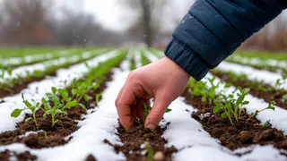 Что посеять по снегу в декабре, чтобы получить ранний урожай: вредители не тронут, а болезни обойдут стороной