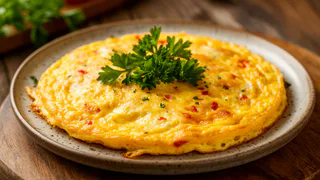 Готовлю необычный омлет с сыром и мясом в лаваше: быстрый завтрак за 3 минуты в микроволновке