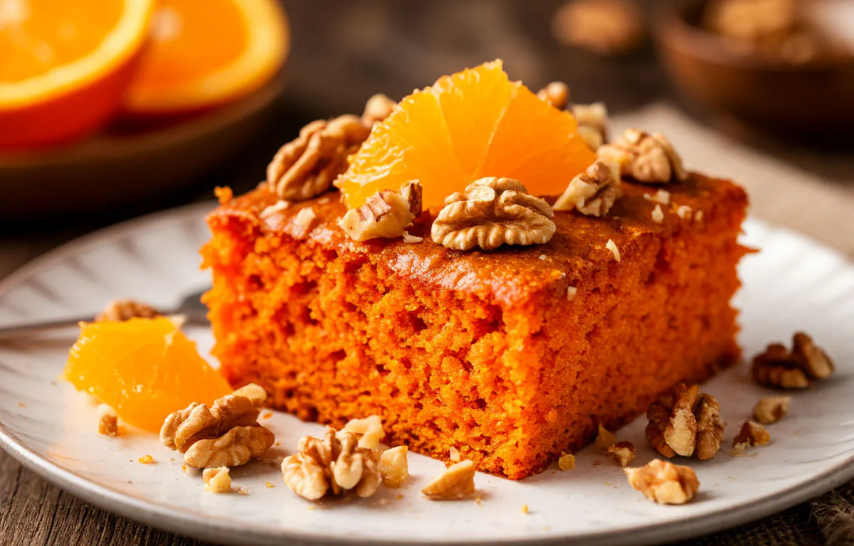 Морковный кекс с орехами и апельсином: съедается за миг — а вся кухня "благоухает праздником"