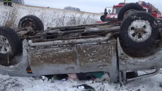 В Сараевском районе в ДТП с вылетевшим с трассы Ford пострадали два человека