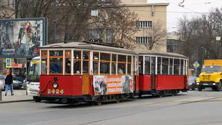 Завтра по городу пустят ретро-трамвай «Память Победы»