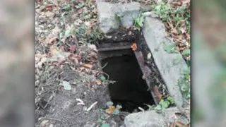 Открытый люк у школы: - Провалится даже взрослый!